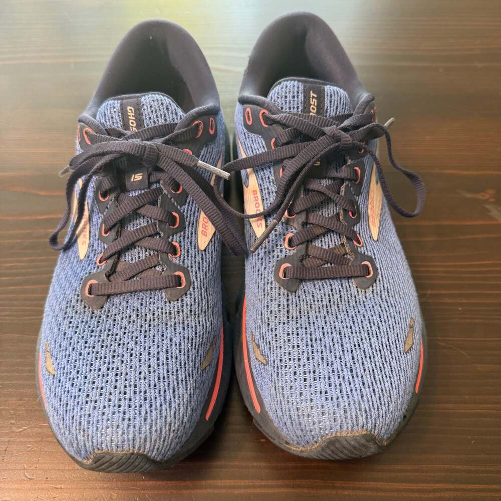 Brooks Ghost 15 Women's Running Shoes Blue‎ Peacoat Pink